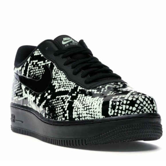 Nike Air Force 1 Foamposite Pro Cup Glow Snakeskin Shoes Men's Size 10 - Picture 16 of 16